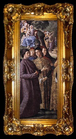 framed  PERUGINO, Pietro Baptism of Christ (detail) af, ta009-2